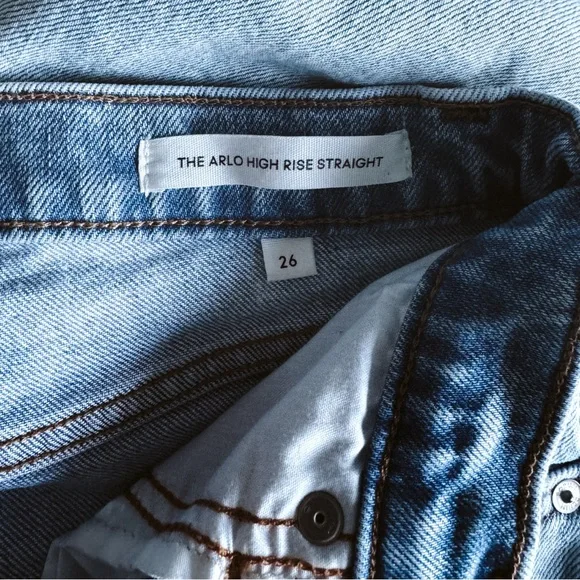 Aritzia Denim Forum Arlo Hi-rise Straight Jean - Size 26 - Picture 7 of 8